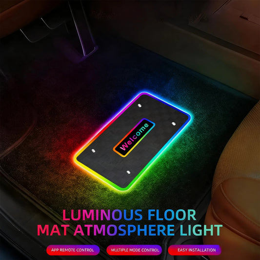 Personalized Car Floor Mat Light