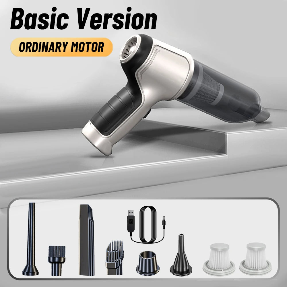 Car Vacuum Cleaner & Blower | Portable Wireless 95000PA 2-in-1 Cordless Car Vac