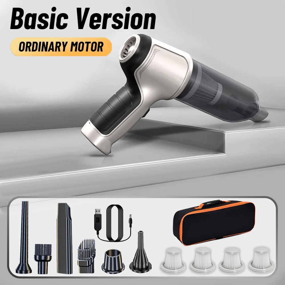 Car Vacuum Cleaner & Blower | Portable Wireless 95000PA 2-in-1 Cordless Car Vac