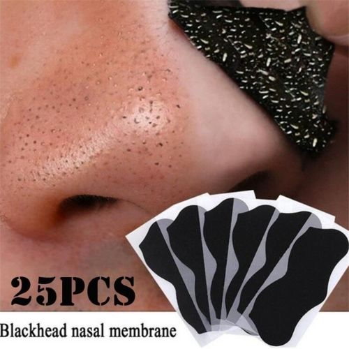 Nose Blackhead Remover Strips | Deep Cleansing Pore Strips for Clear Skin - Pack of 25
