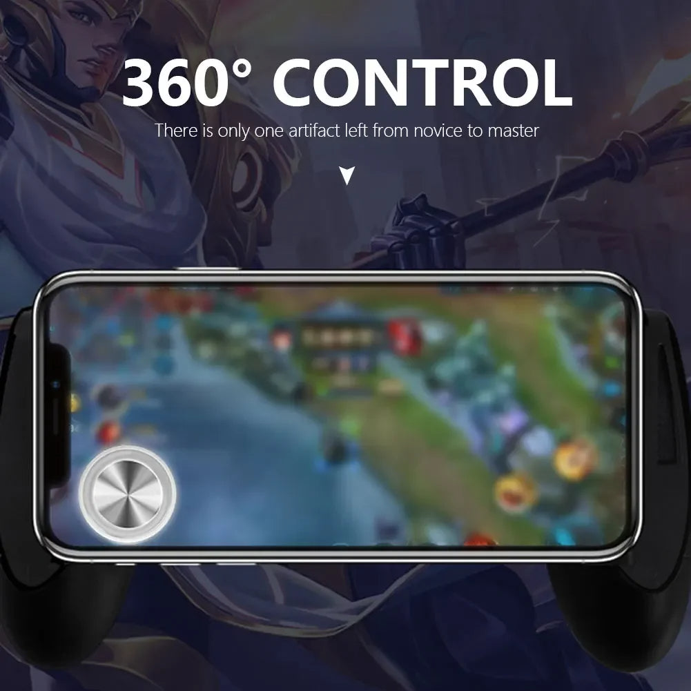 Phone Suction Joystick | 360° Mobile Gaming Controller for PUBG & FPS Games - iPhone & Android