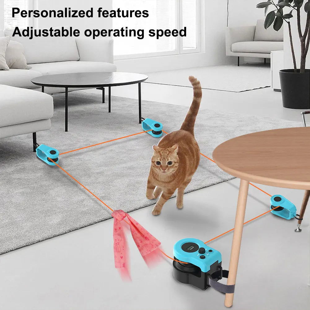 Interactive Cat Toy Chase Treadmill | Automatic Mouse Lure for Indoor Cats