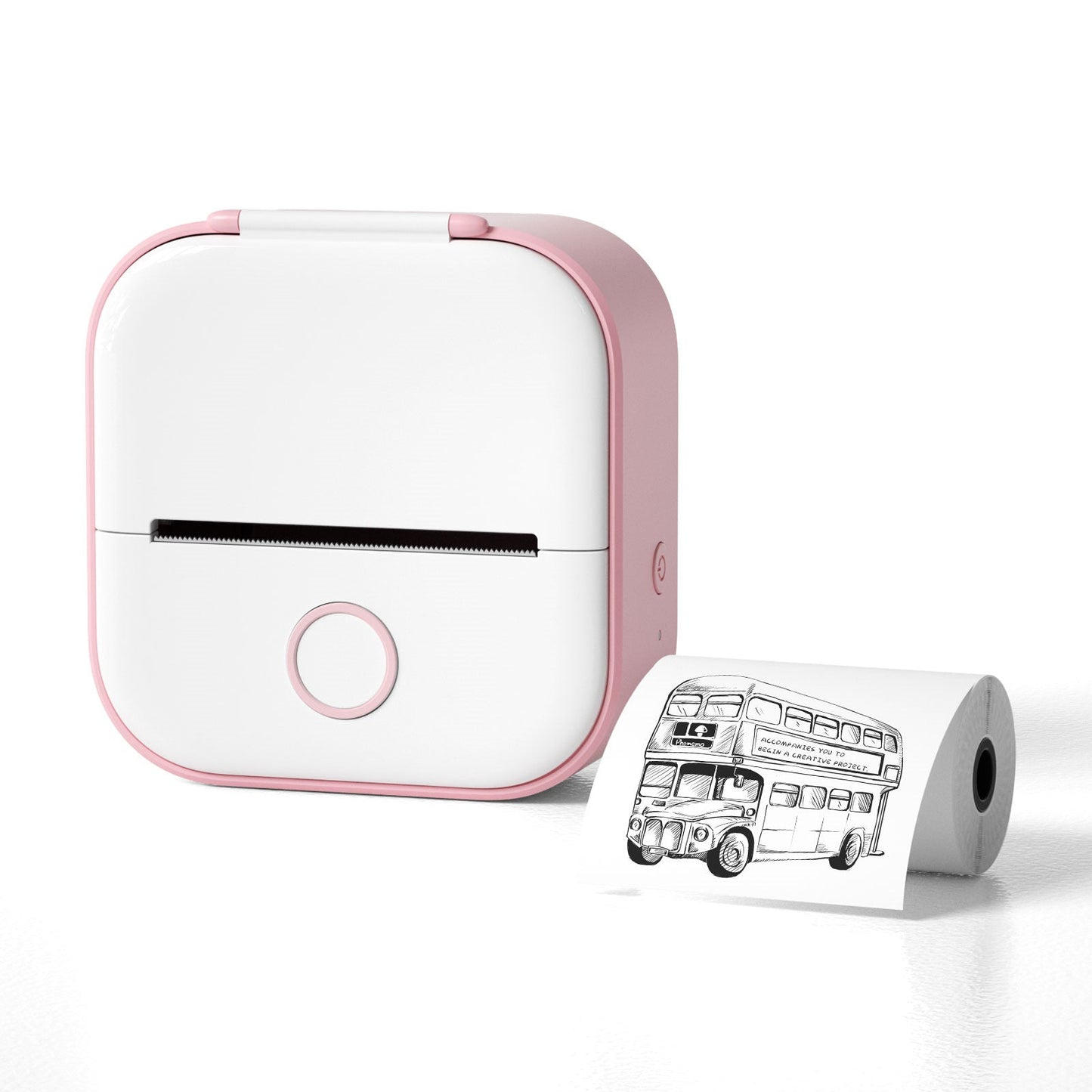 Portable Bluetooth Thermal Pocket Printer | Inkless Mini Photo & Label Printer for iOS & Android