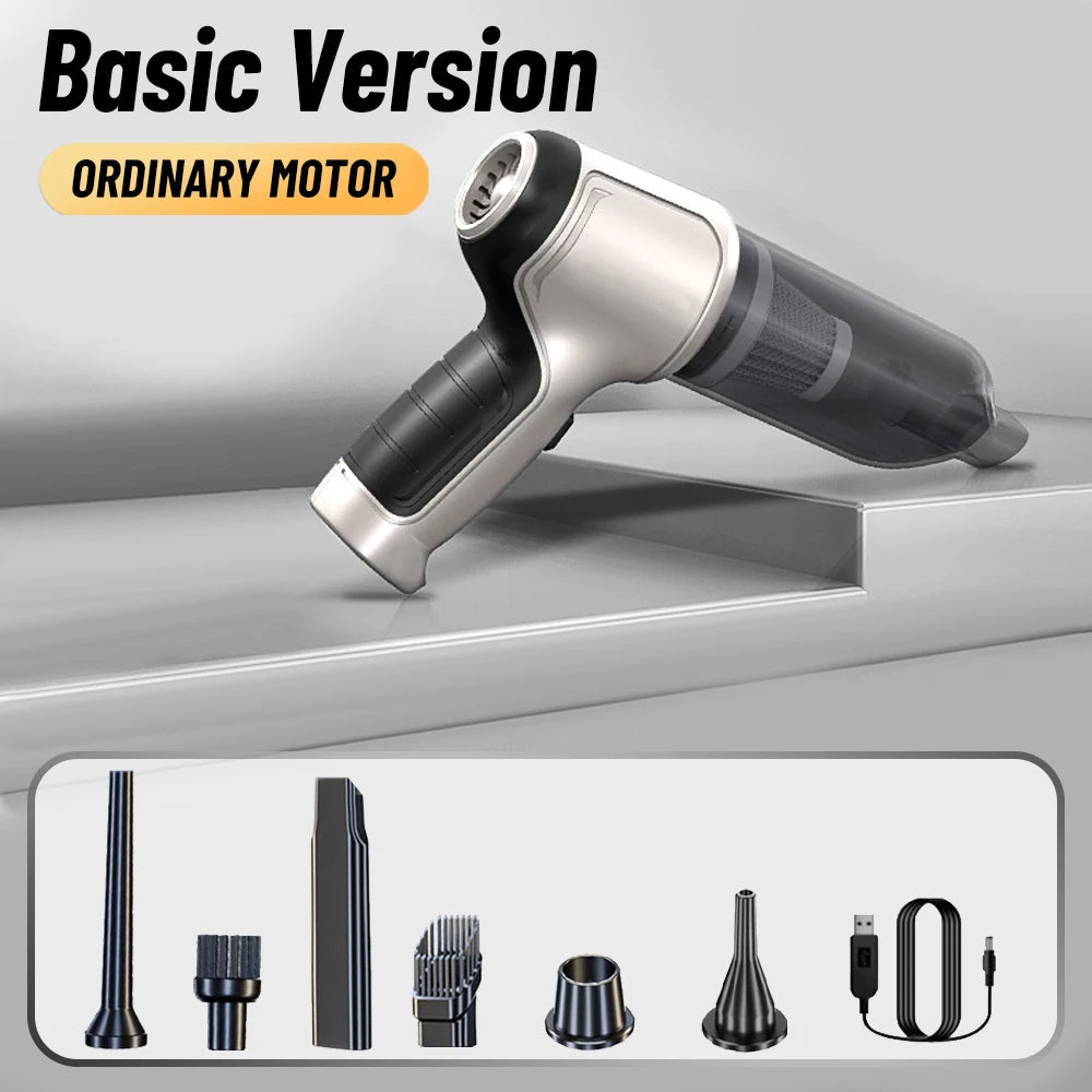 Car Vacuum Cleaner & Blower | Portable Wireless 95000PA 2-in-1 Cordless Car Vac