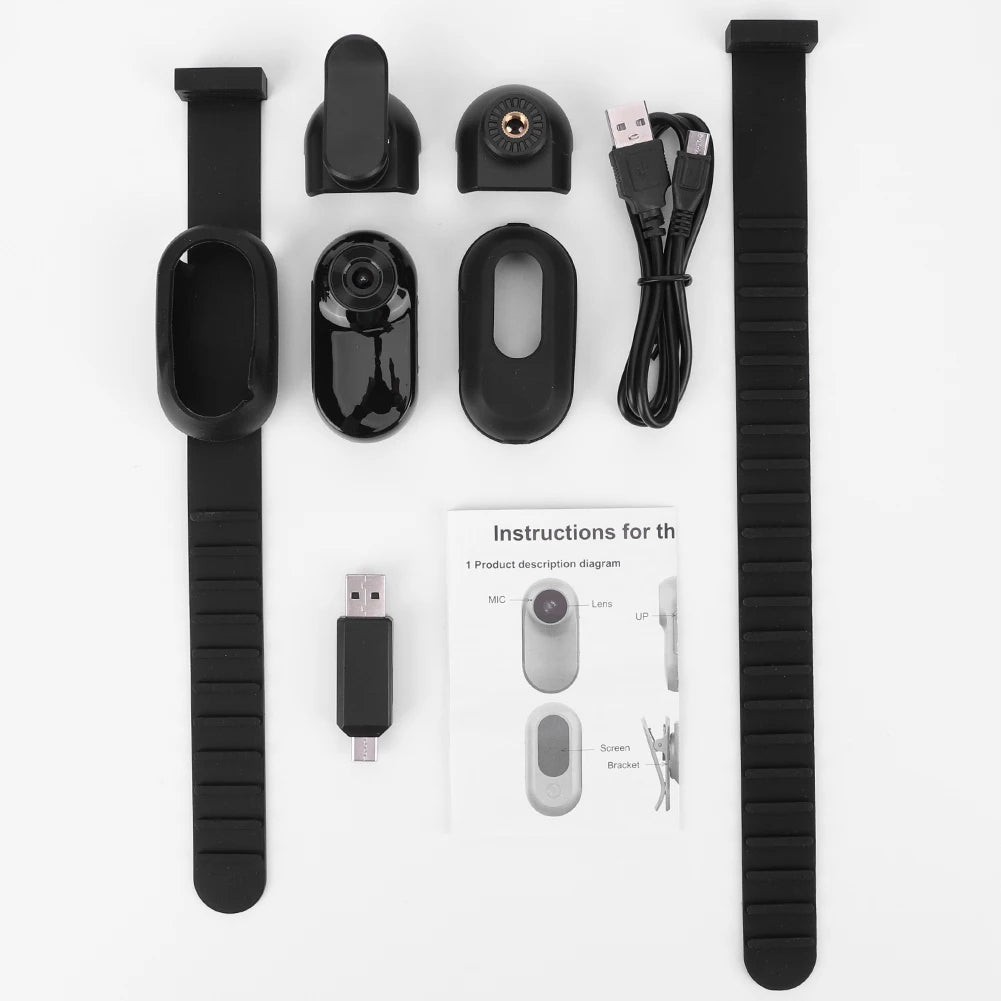 Six key highlights infographic for the cat collar video camera including HD, colour, wide angle, and battery life.